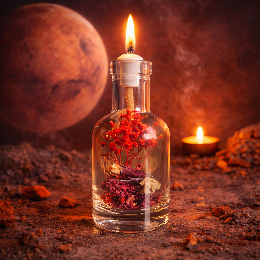 Mars - Oil Candle | Oil candle | Wiccan Center