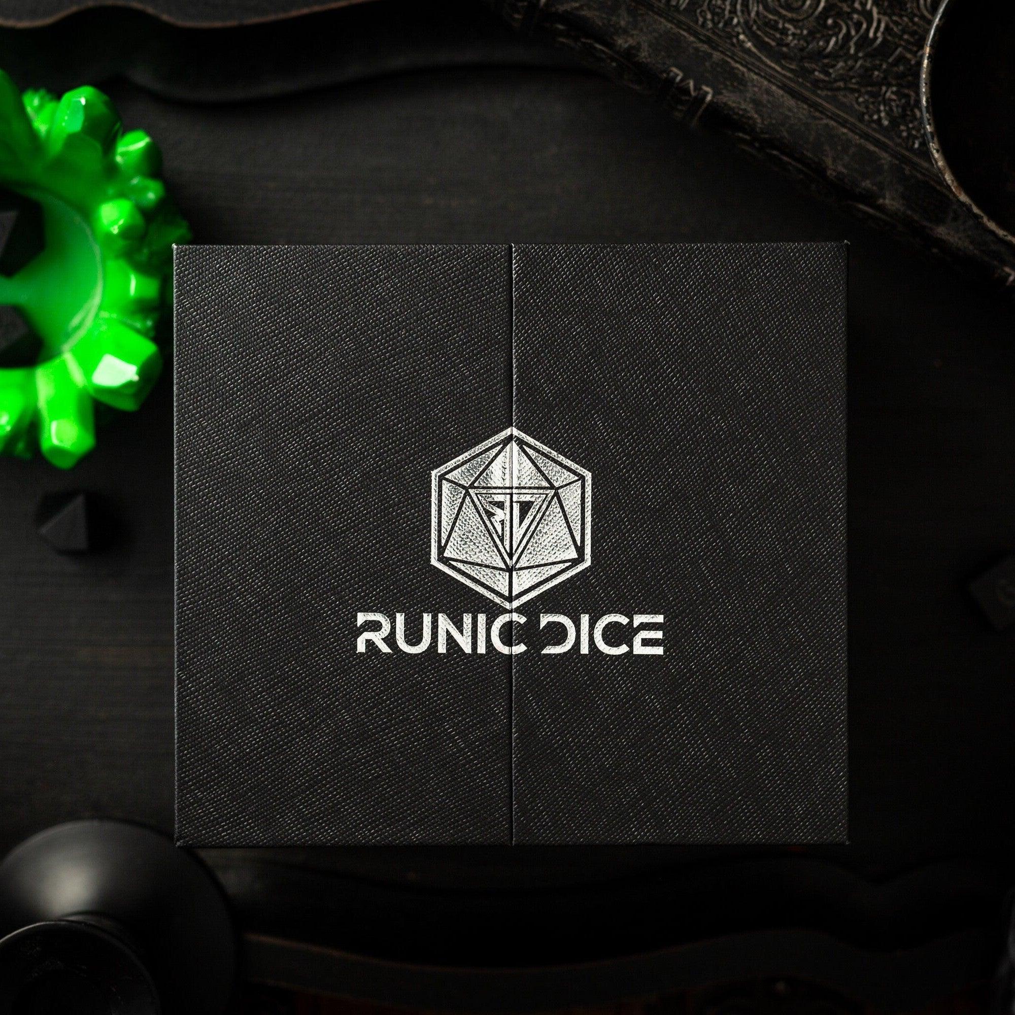 Massive Green Skull Liquid Core 95MM Chonk Handmade Resin Dice And Box | Resin Chonk | Wiccan Center
