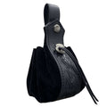 Medieval Viking Leather Sling Bag – Nordic Embossed Coin Purse for Men
