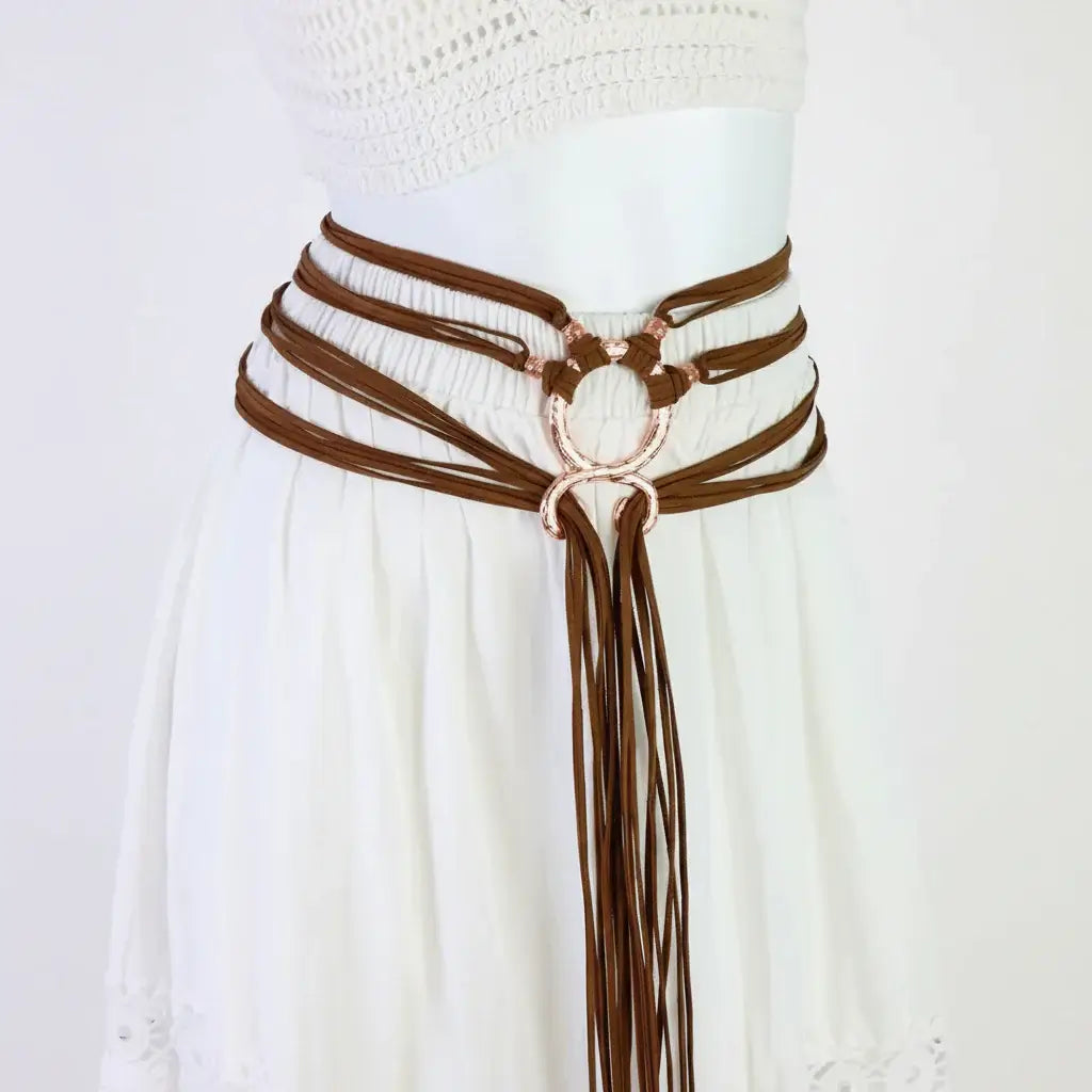 Medieval Viking Rope Belt – Troll Cross Costume Belt for Women