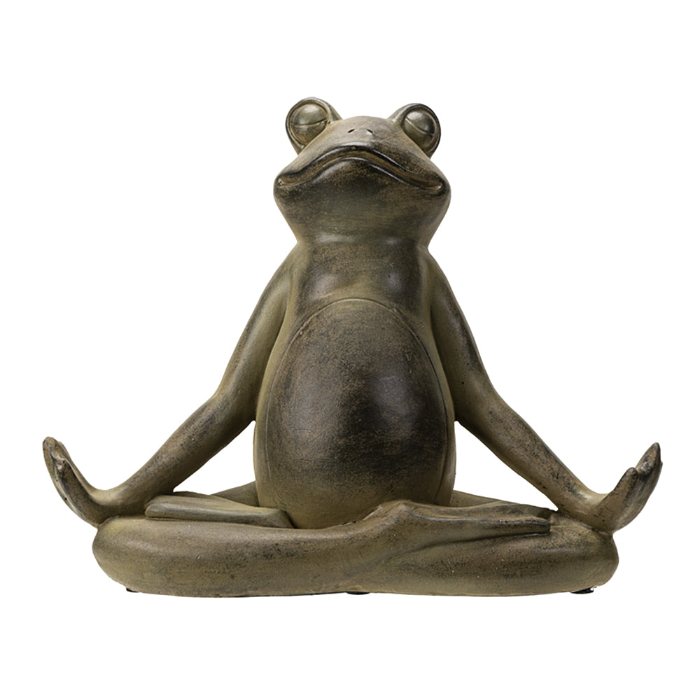 Meditating Yoga Frog | Statue | Wiccan Center