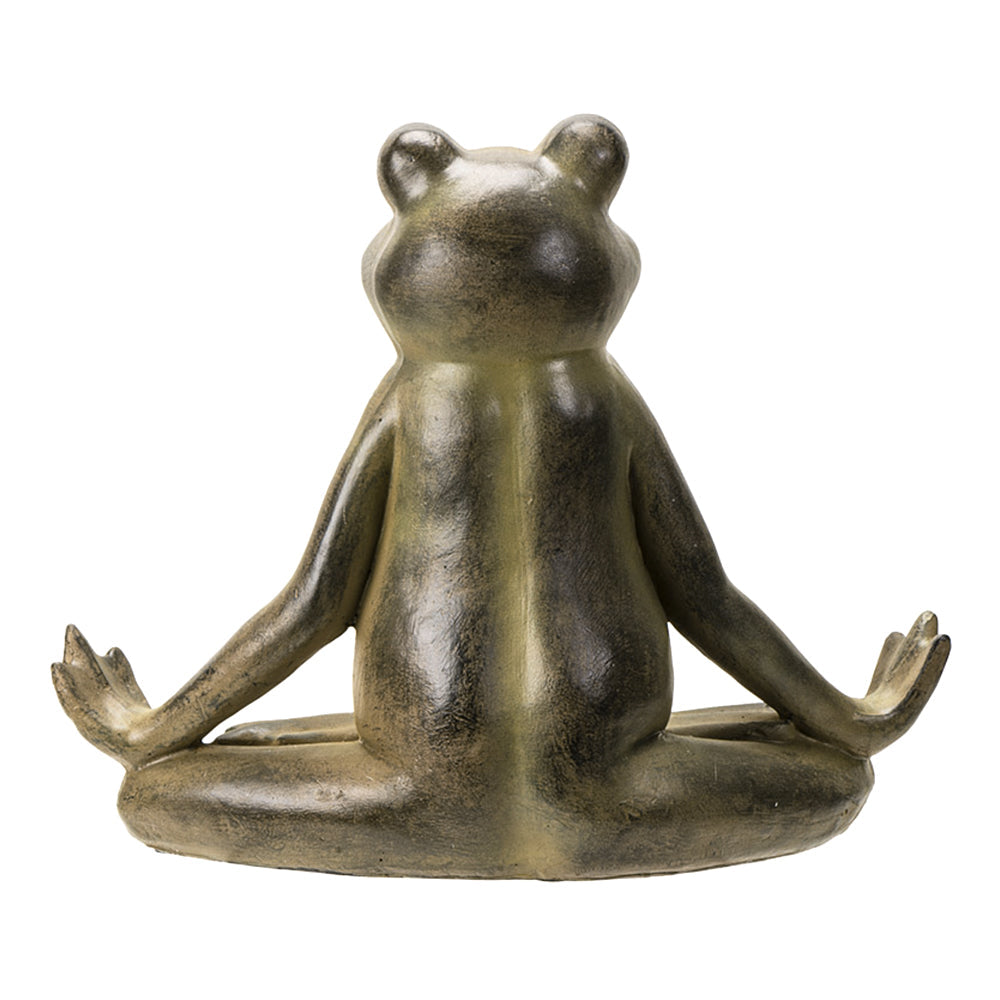 Meditating Yoga Frog | Statue | Wiccan Center
