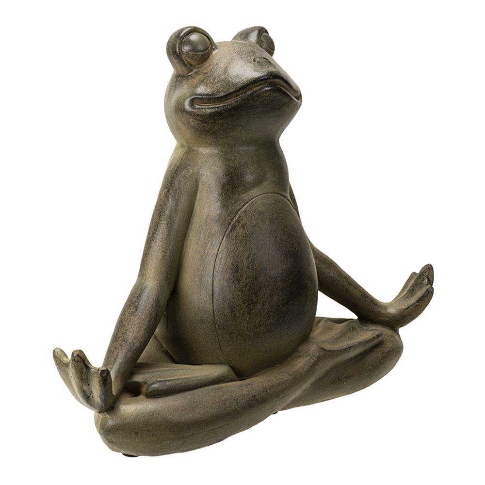 Meditating Yoga Frog | Statue | Wiccan Center