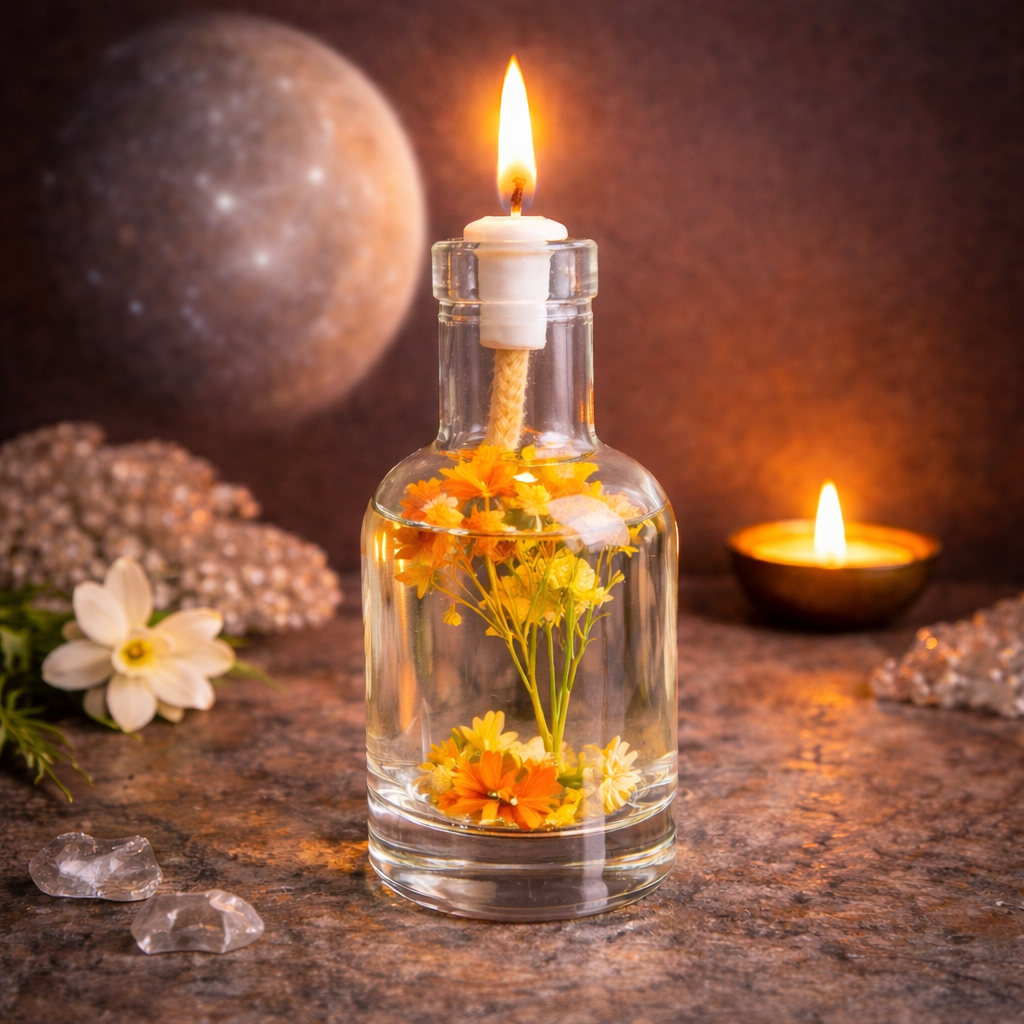 Mercury - Oil Candle | Oil candle | Wiccan Center
