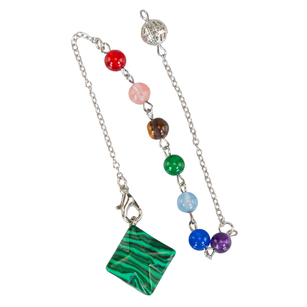 Crystal Merkaba Pendulum with Chakra Stones | | Wiccan Center