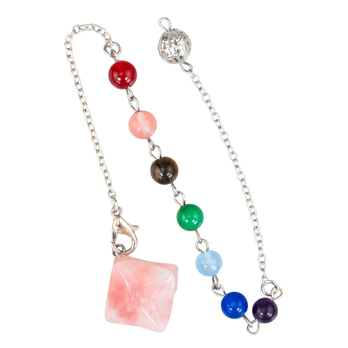 Crystal Merkaba Pendulum with Chakra Stones | | Wiccan Center