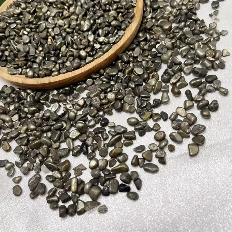 Mini Polished Pyrite Pebbles | Object | Wiccan Center