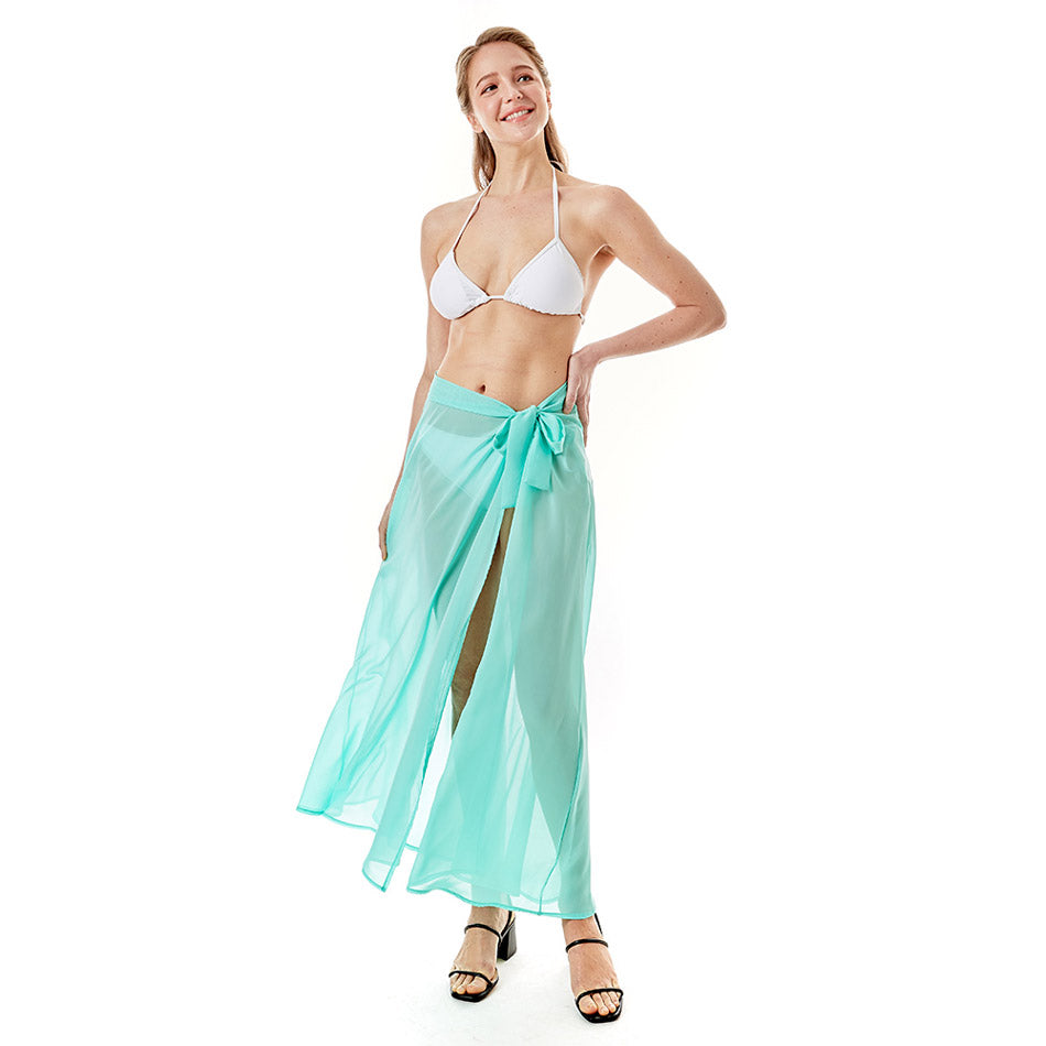 Solid Beach Wrap Skirt | Sarong | Wiccan Center