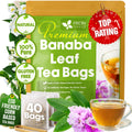 Natural Banaba Dried Leaves, Tea Bags, Powder, Whole Banaba Leaves, 100% Pure Dried Banaba Leaves, Banaba Leaf Tea, No Additives, No Caffeine, Vegan | Tea | Wiccan Center