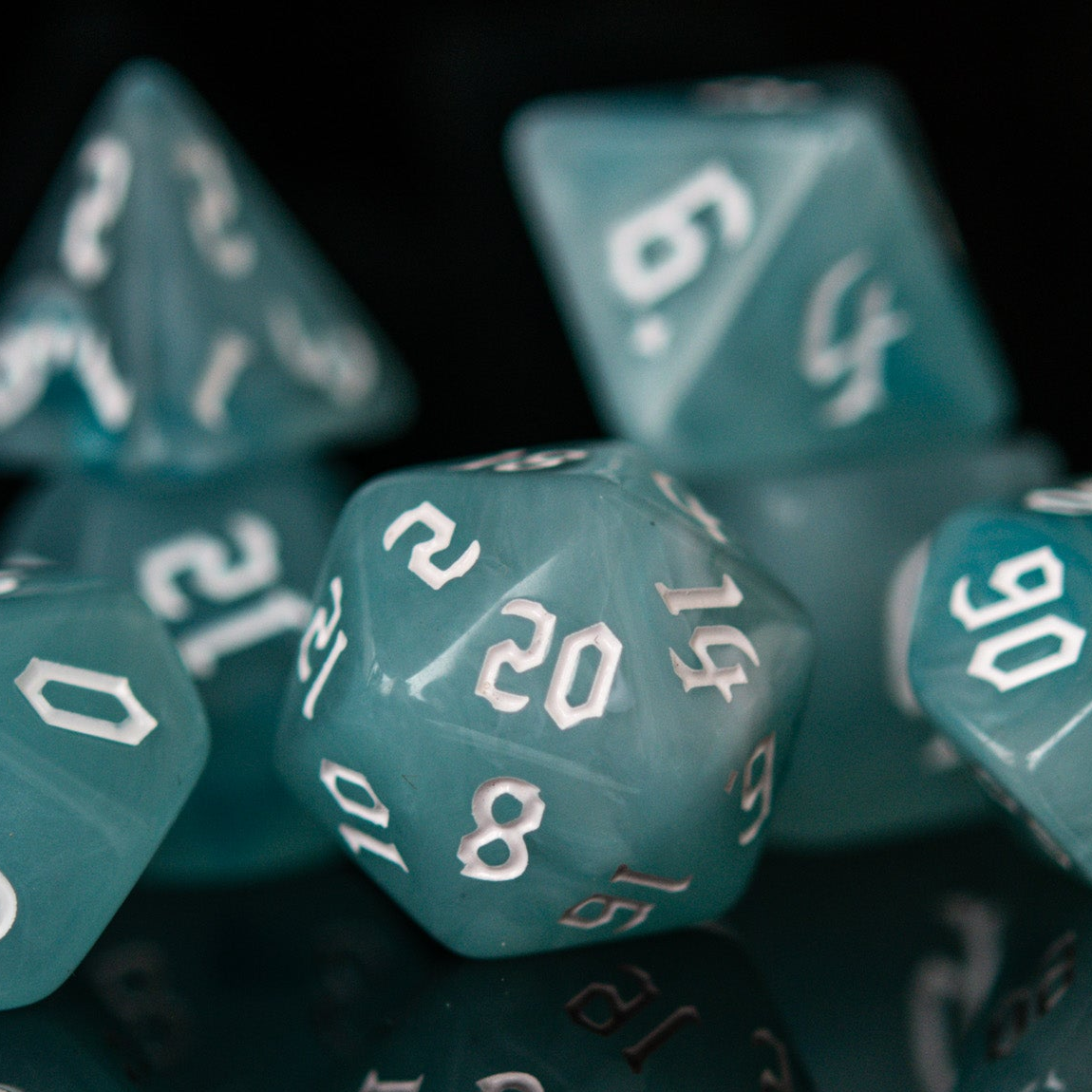 Monk Class Acrylic Dice Set