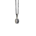Crescent Moon Shadow Box Style Pendant