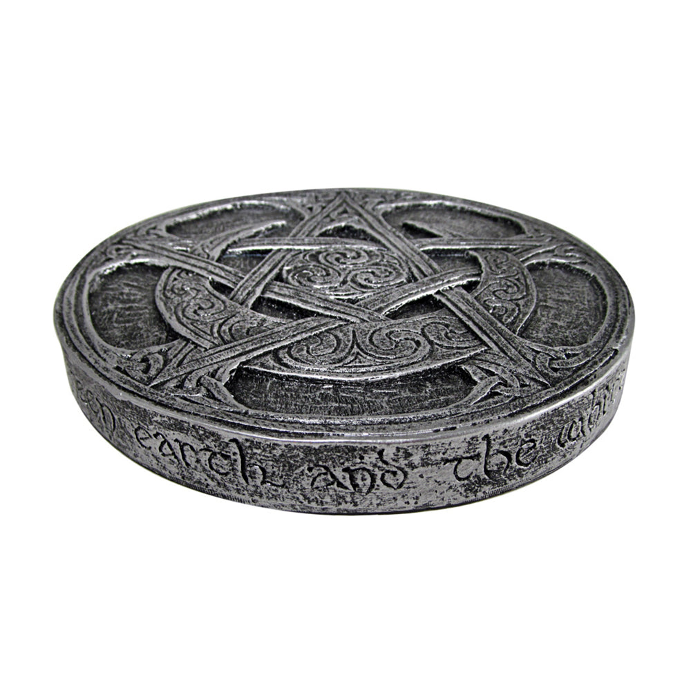 Moon Pentacle Plaque - SV | Home & Garden | Wiccan Center