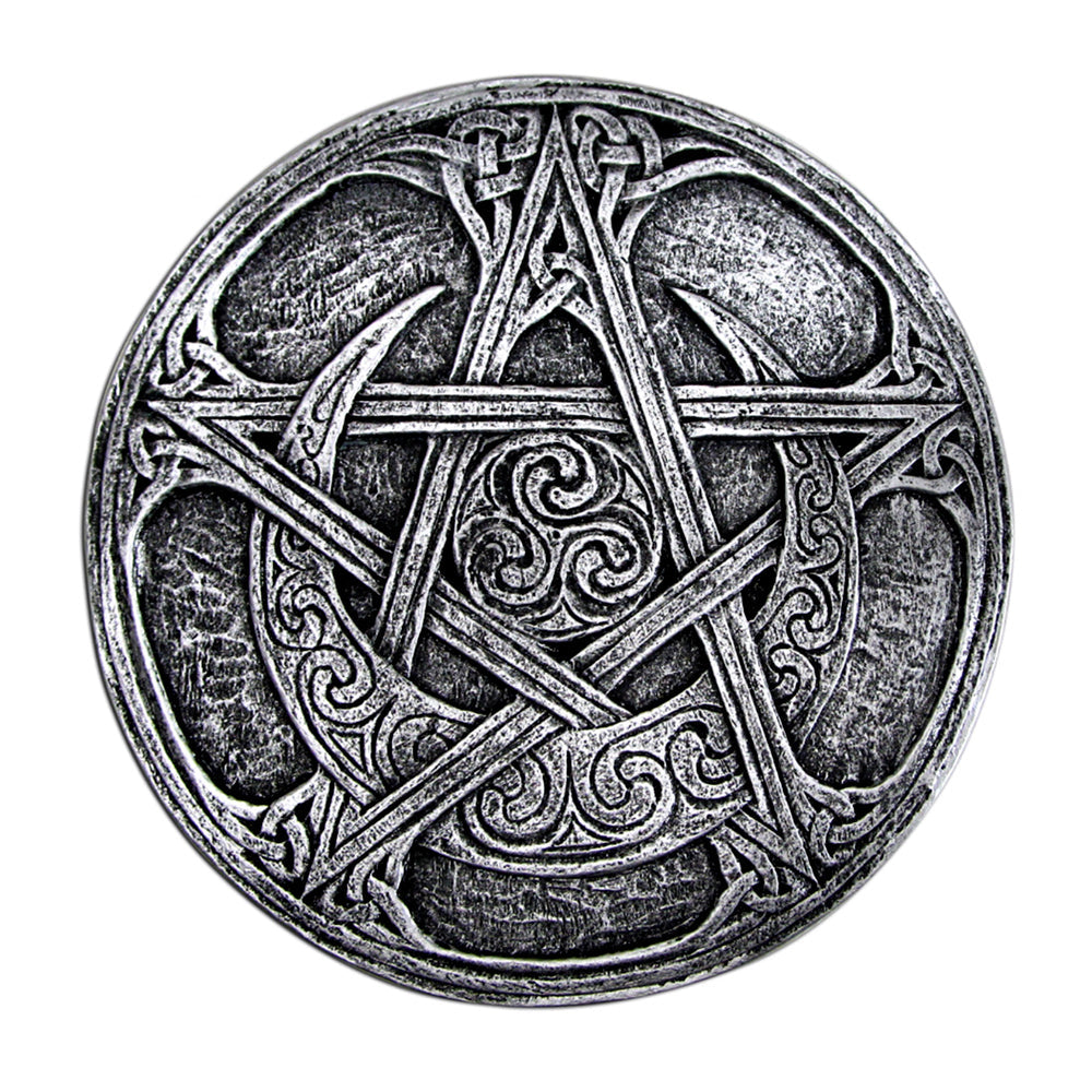 Moon Pentacle Plaque - SV | Home & Garden | Wiccan Center