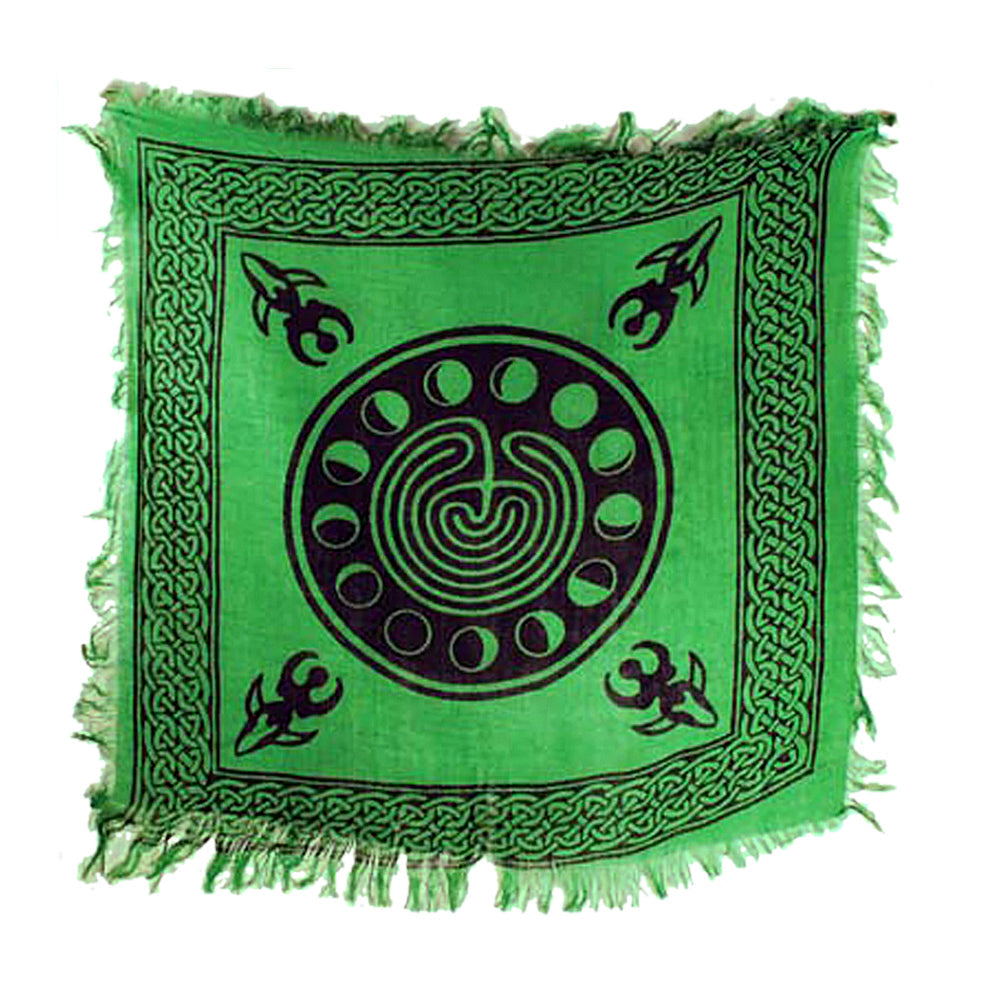 Moon Phase Altar Cloth 18" x 18" | Altar Cloth | Wiccan Center