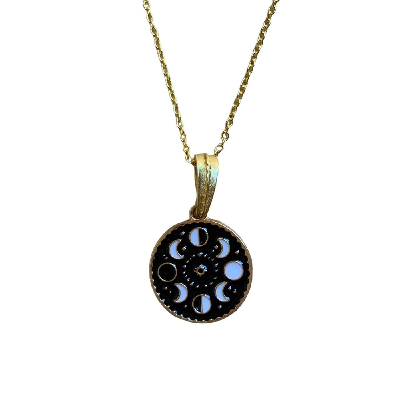 Moon Phases Necklace | | Wiccan Center