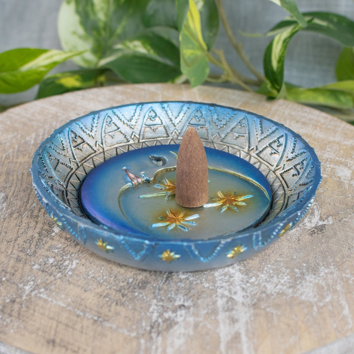 Moon & Stars Incense Burner | Incense Holders | Wiccan Center