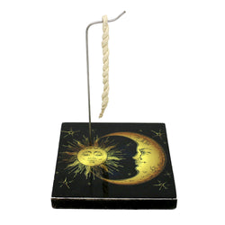 Sun and Moon Square Rope Incense Holder | Incense Burner | Wiccan Center