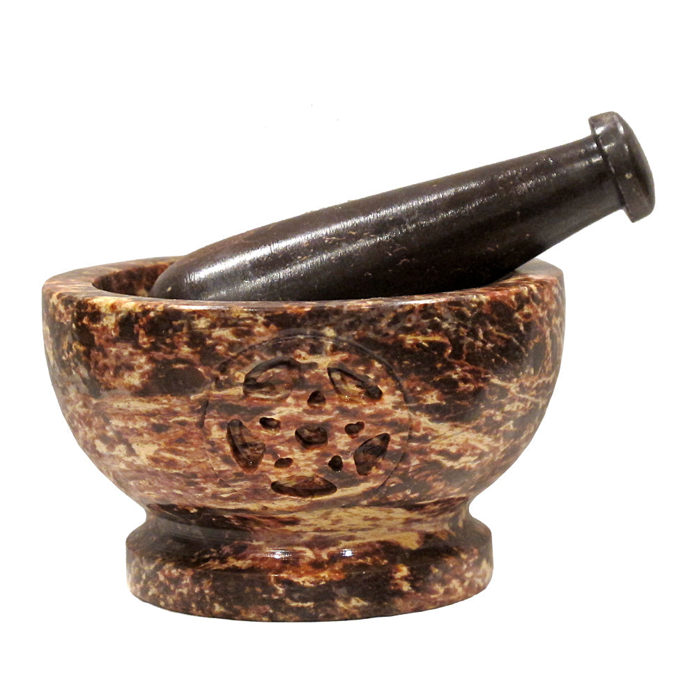 Mortar & Pestle - Pentacle 4" | Mortar & Pestle | Wiccan Center