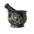Mortar & Pestle - Pentacle - Black | Mortar & Pestle | Wiccan Center