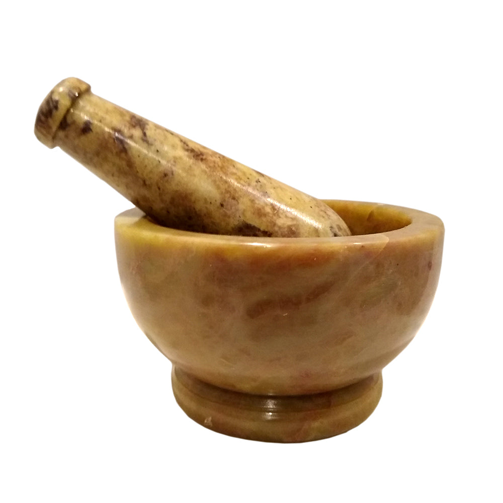 Soapstone Mortar & Pestle 4" | Mortar & Pestle | Wiccan Center