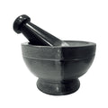 Mortar & Pestle - Soapstone Gray & Black 2-Tone | Mortar & Pestle | Wiccan Center