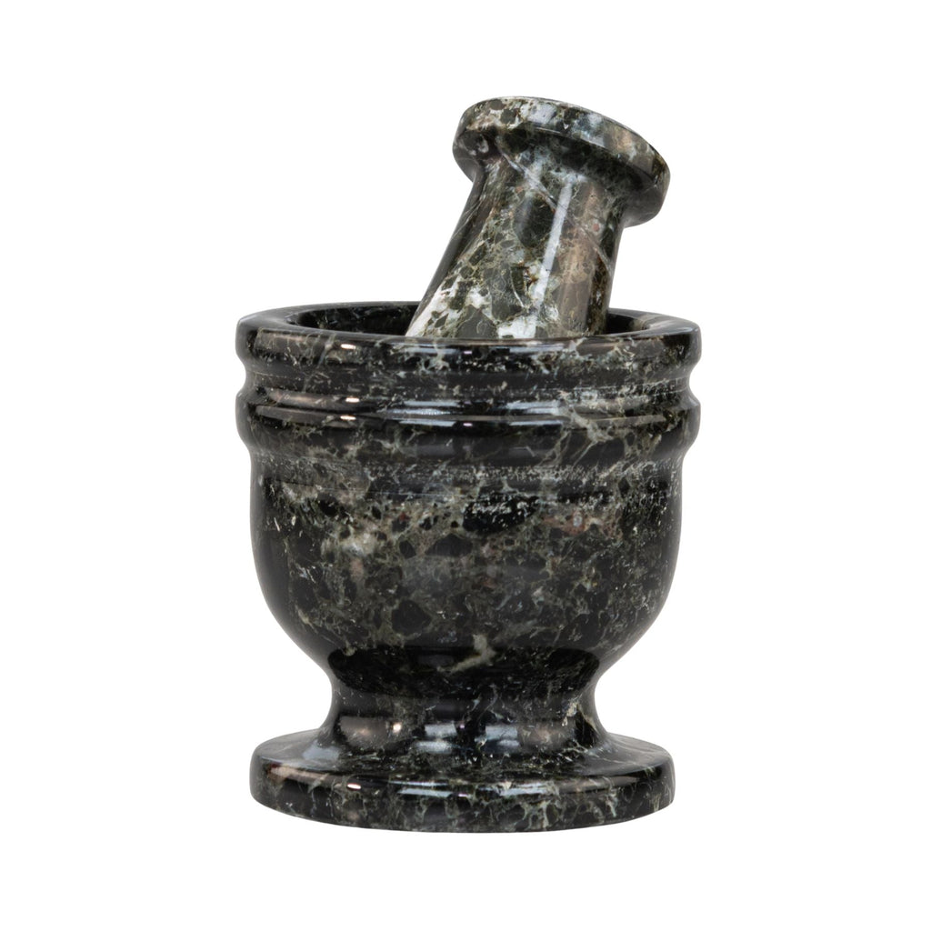 Black Zebra Mortar and Pestle | | Wiccan Center