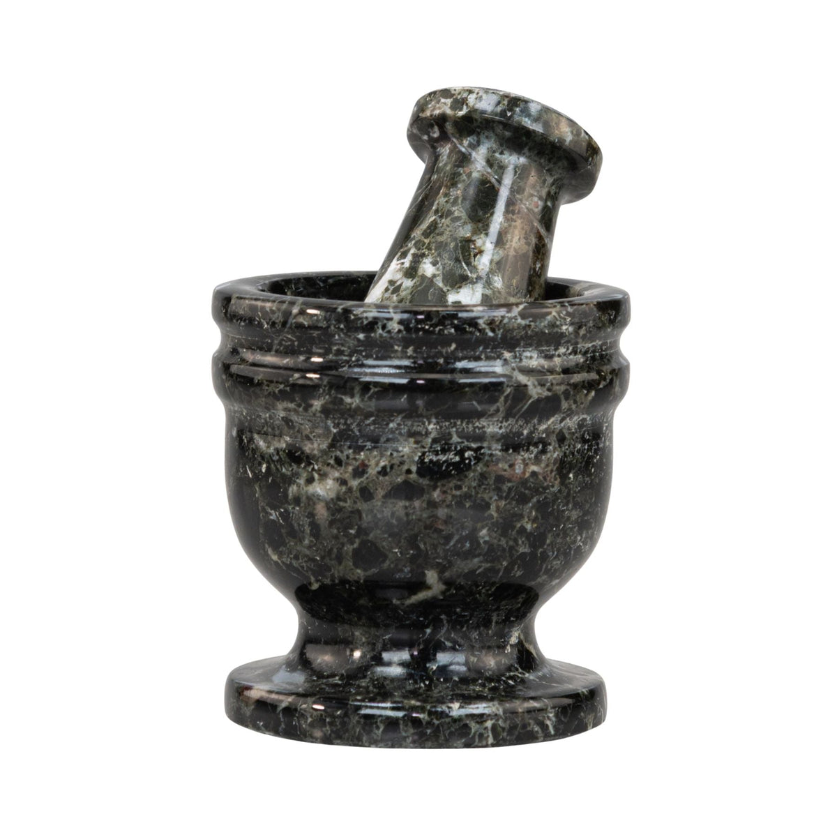 Black Zebra Mortar and Pestle | | Wiccan Center