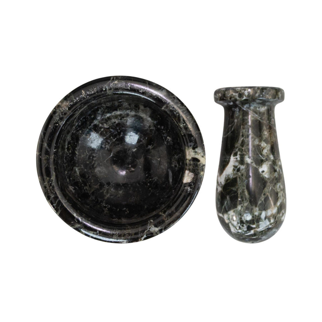 Black Zebra Mortar and Pestle | | Wiccan Center
