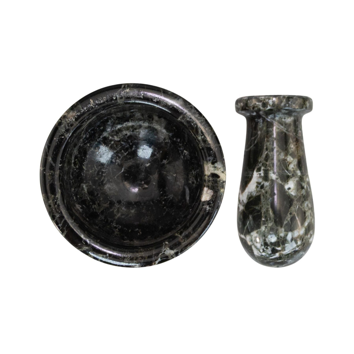Black Zebra Mortar and Pestle | | Wiccan Center