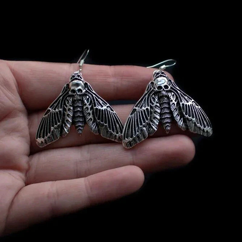 Death Moth Earrings | earrings | Wiccan Center
