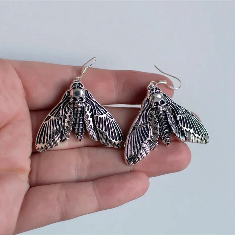 Death Moth Earrings | earrings | Wiccan Center