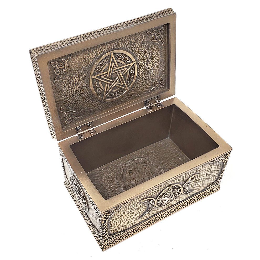 Gaia Mother Earth Bronze Box