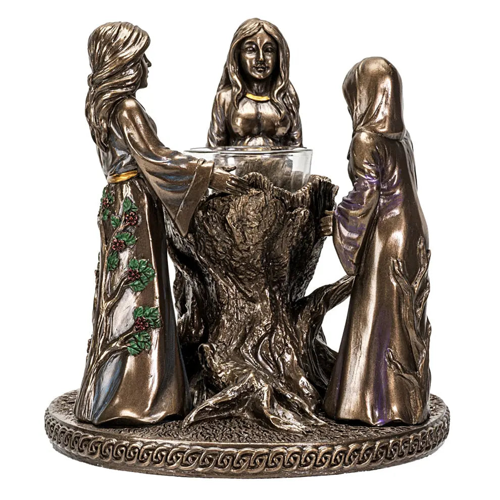 Mother Maiden Crone Candle Holder | Figurine | Wiccan Center