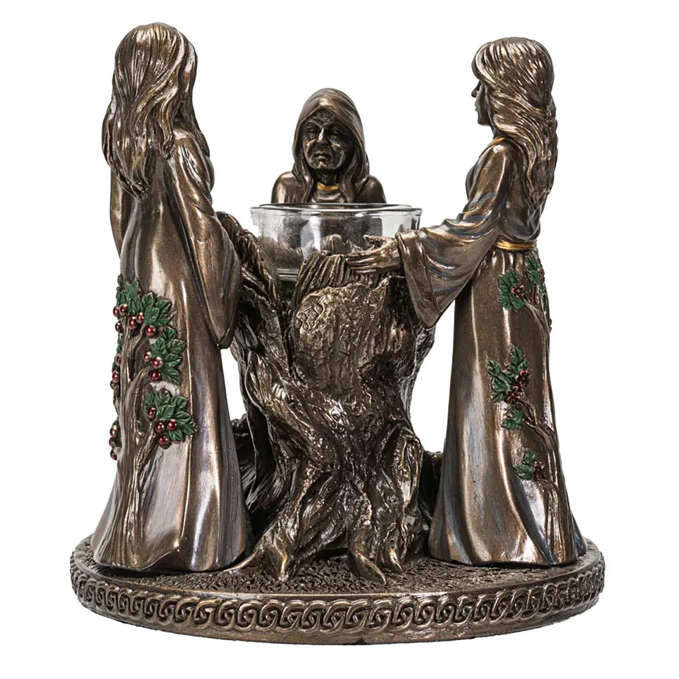Mother Maiden Crone Candle Holder | Figurine | Wiccan Center