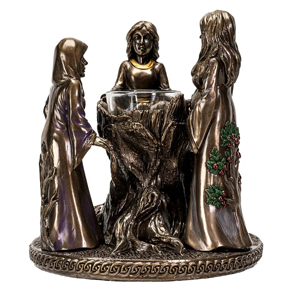 Mother Maiden Crone Candle Holder | Figurine | Wiccan Center