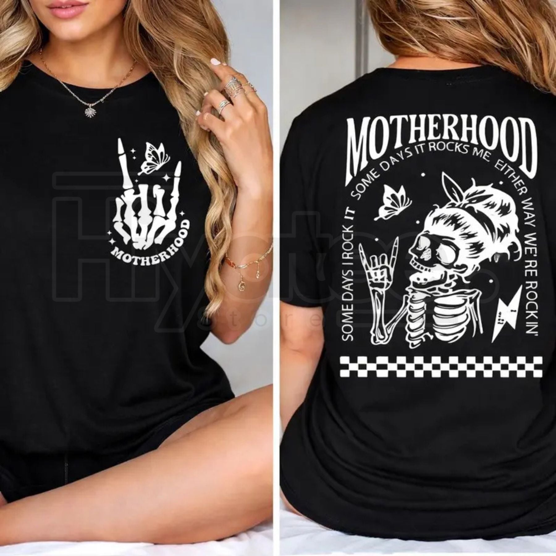 "Motherhood: Sometimes I Rock It" – Funny Sincere Mom Life Graphic Top