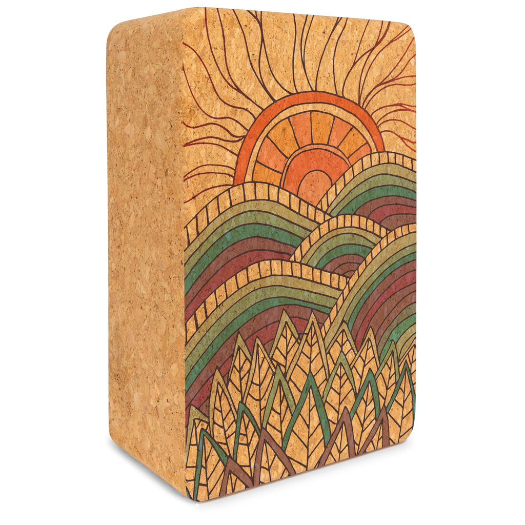 Mountain Magic Cork Yoga Block | Yoga & Pilates Blocks | Wiccan Center