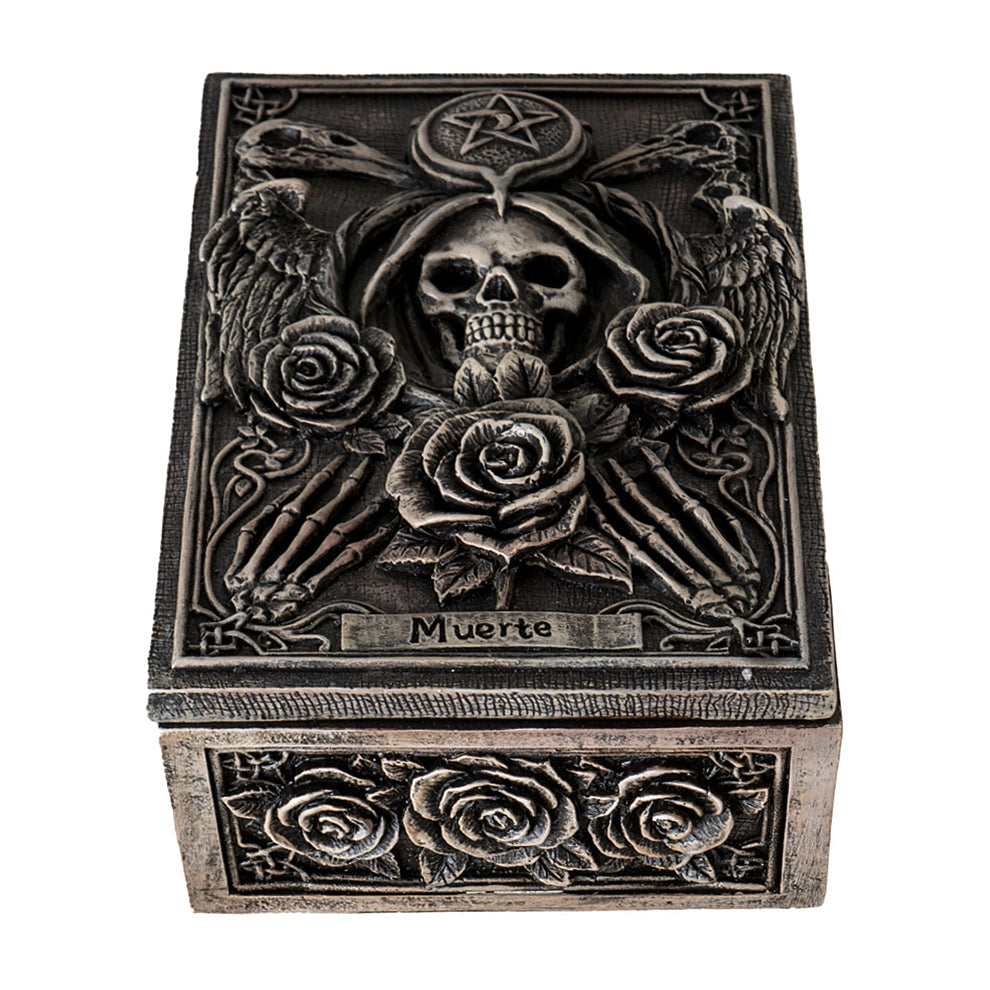 Muerte Tarot Box | Polyresin Box | Wiccan Center