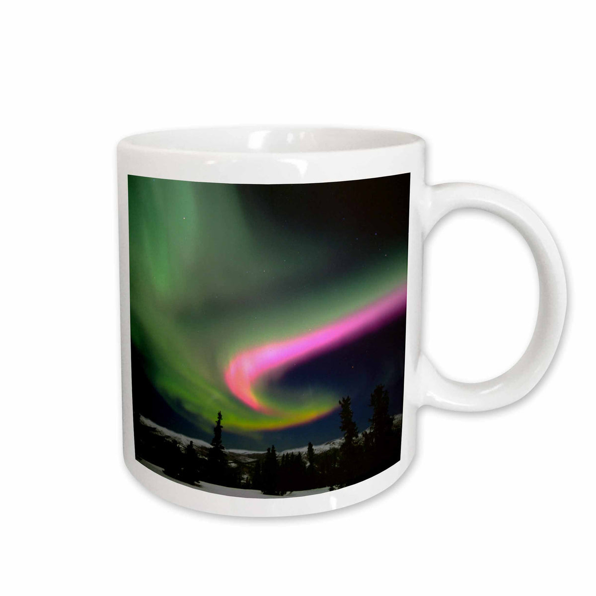 3dRose Alaska, Hot Springs. Aurora Borealis, Northern Lights - US02 FZU0004 -... - Mugs (mug_87461) | Mug | Wiccan Center