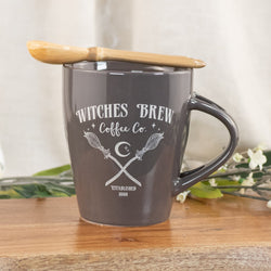 Witches Brew Coffee Co. Mug & Spoon Set | | Wiccan Center