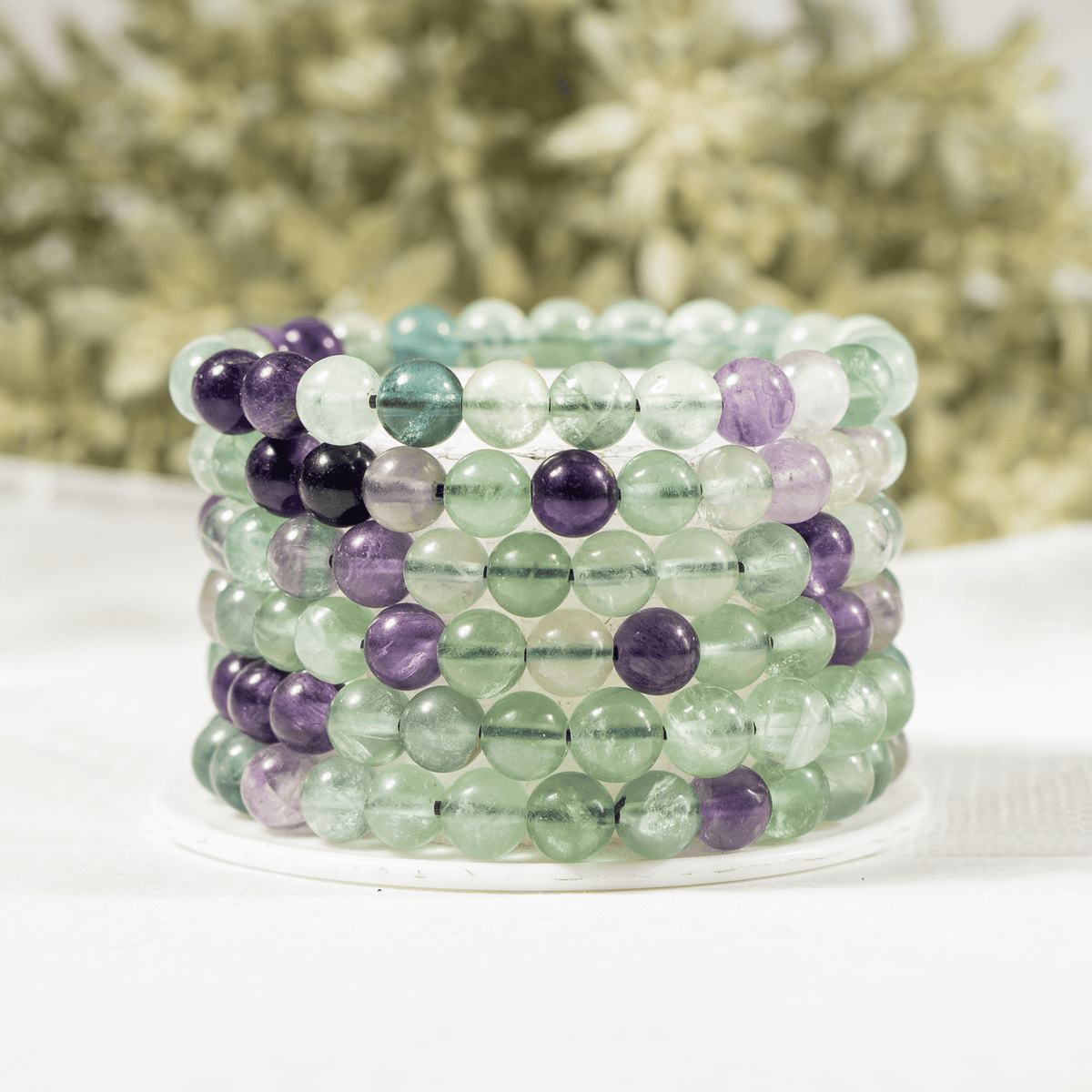 Multi Fluorite Bracelet (Self-Discipline and Clarity)