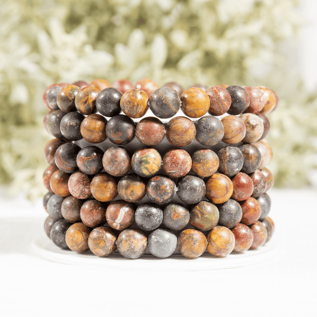 Multi Picasso Jasper Bracelet (Control and Self-Discipline)