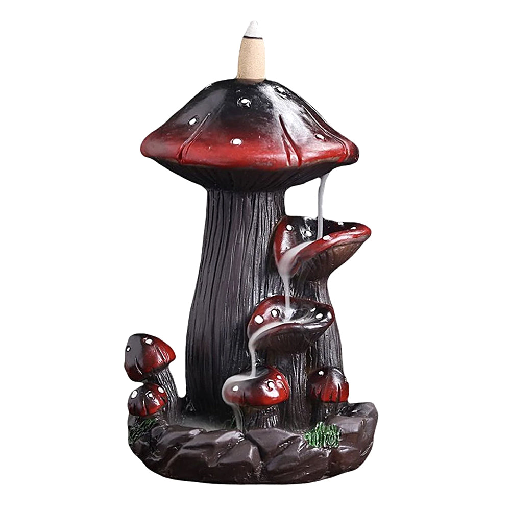 Mushroom Backflow Cone Burner | Incense Burner | Wiccan Center