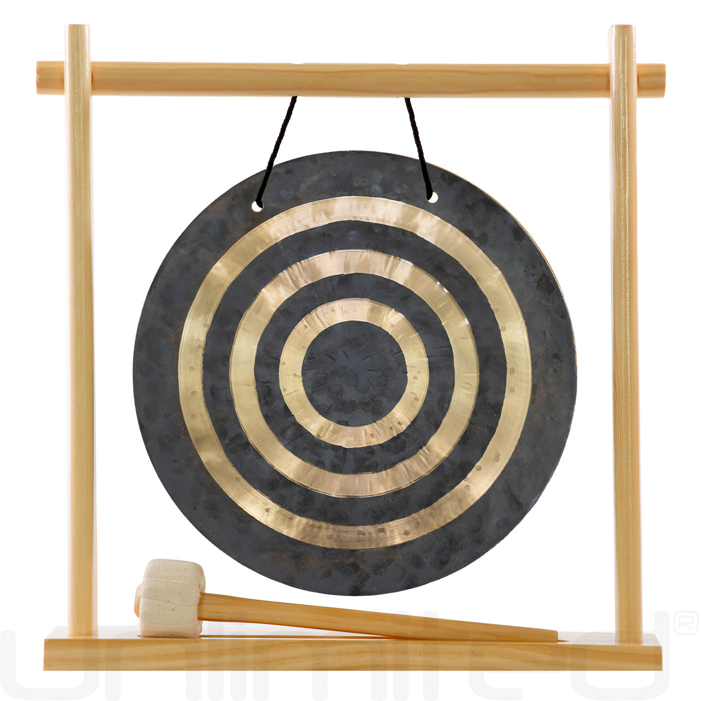 8" to 10" Gongs on My Little Pagoda Gong Stand