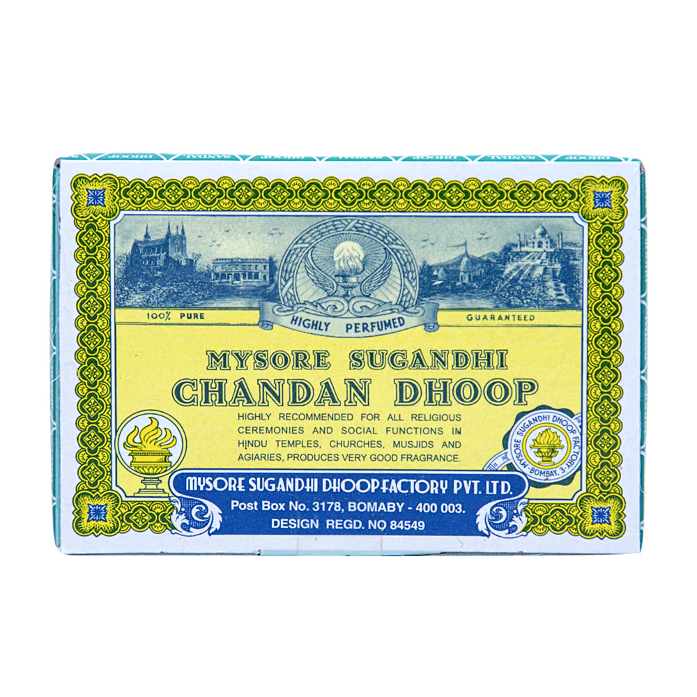 Mysore Sugandhi Chandan (Sandalwood) Dhoop Sticks | Incense | Wiccan Center