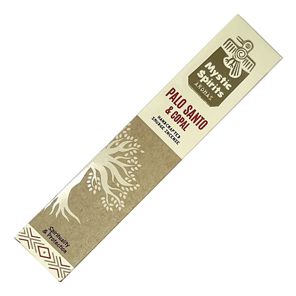 Mystic Spirits Aromas Handcrafted Smudge Incense Sticks - Palo Santo & Copal | Incense | Wiccan Center