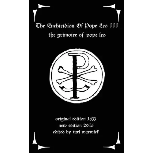 The Enchiridion of Pope Leo III: The Grimoire of Pope Leo - Paperback | Books | Wiccan Center