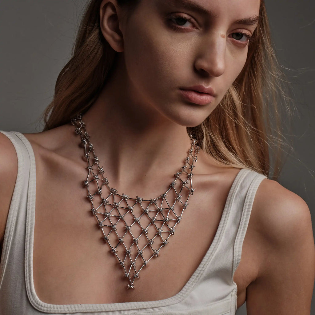 Sapphire Chainmail Bib