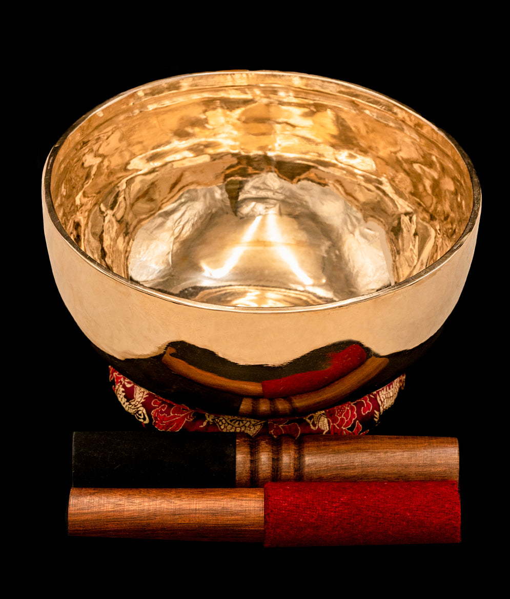 New Thadobati Singing Bowl G3 191Hz 8" N15883 | Tibetan Singing Bowl | Wiccan Center