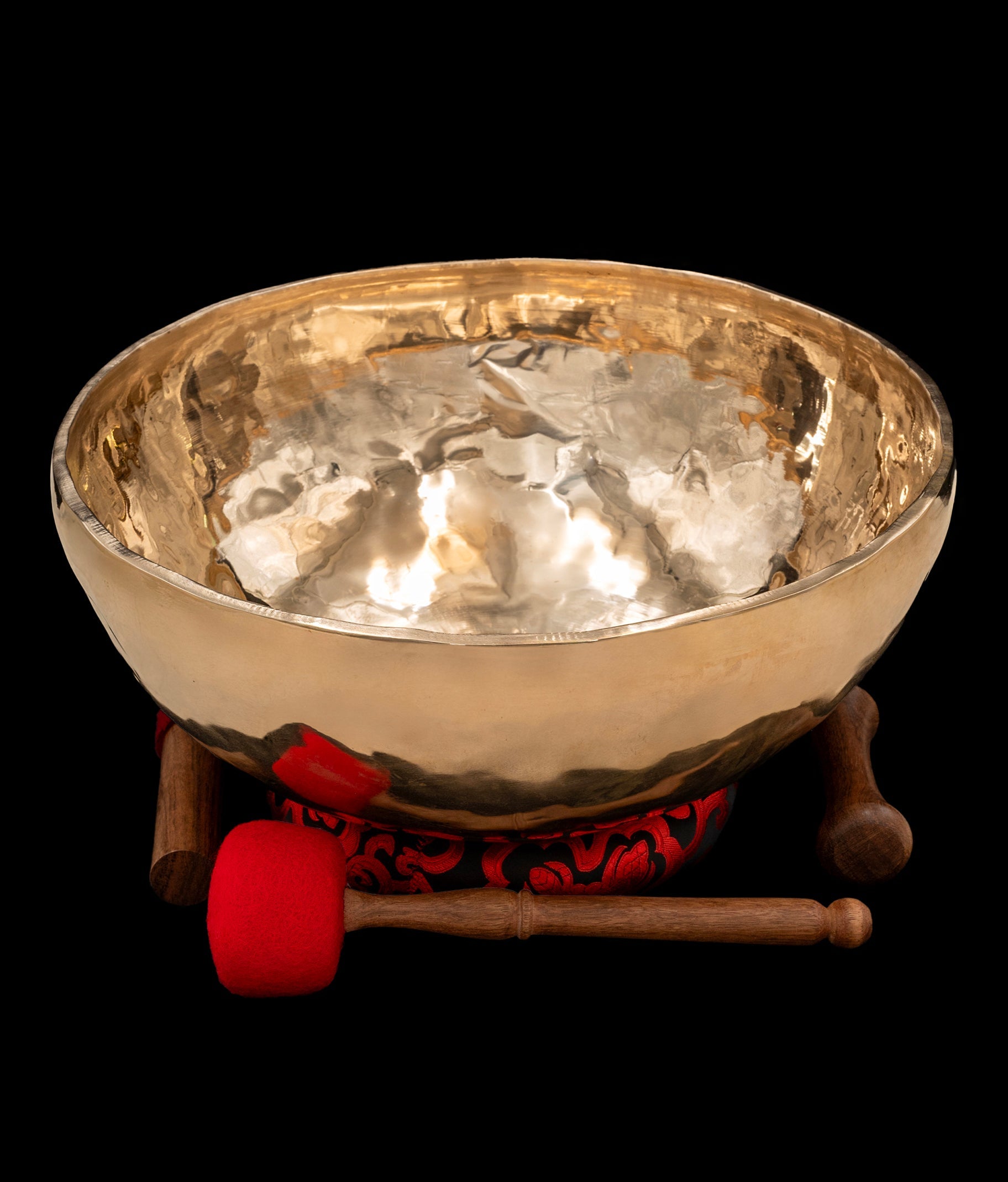 New Jambati Singing Bowl F#2 94Hz 13.75" N15912 | Tibetan Singing Bowl | Wiccan Center
